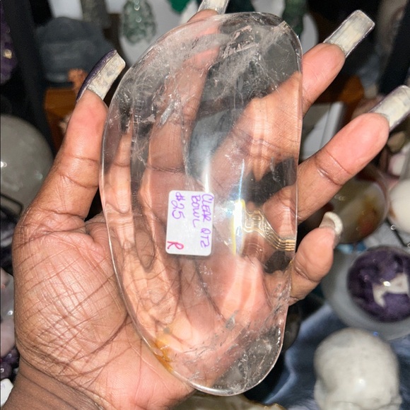 Clear Quartz Bowl with hint of hematoid 🔥 - Picture 4 of 8